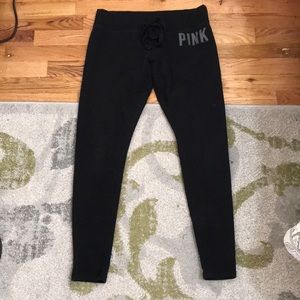 PINK Tie Waisted Soft Leggings